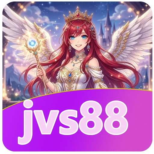 Logo jvs88 di halaman download APK
